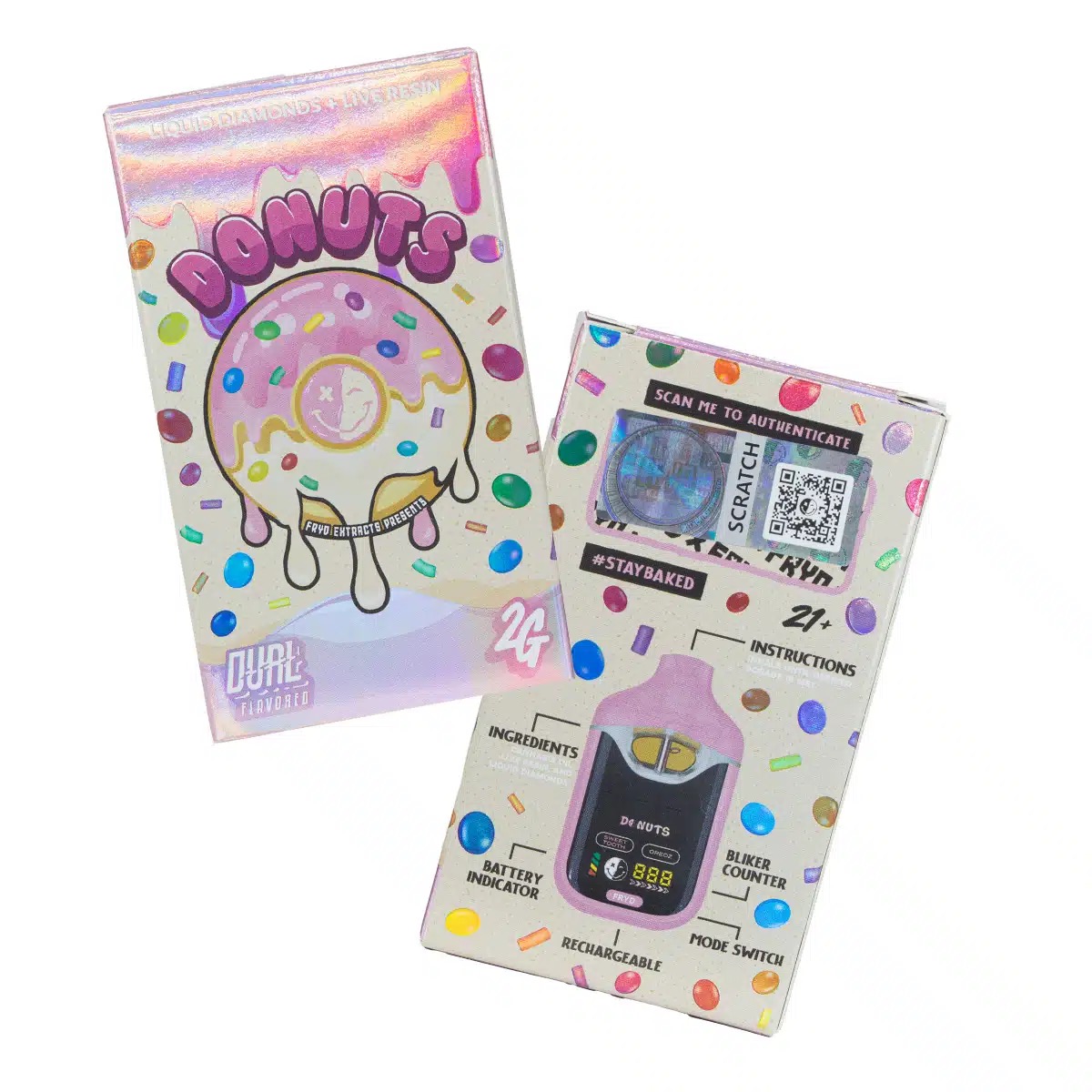 Tweet-Tooth-x-Oreoz-Donut-Liquid-Diamond-Live-Resin-Vape.jpg FRYD Donuts Dual Flavored Liquid Diamonds & Live Resin Vape